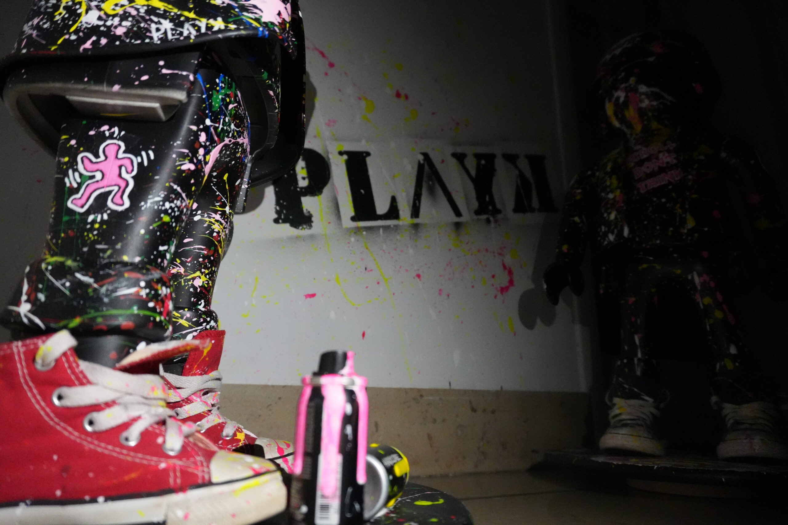 Peinture sur PLAYK