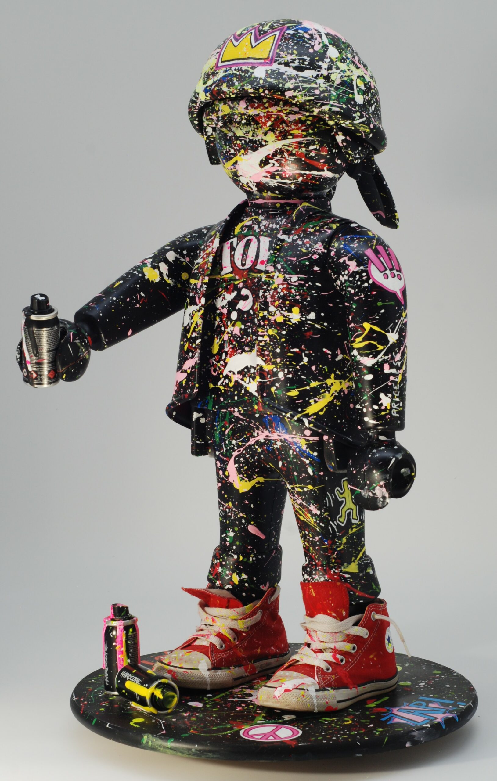 Dos du PLAYK #002 avec message WAKE UP